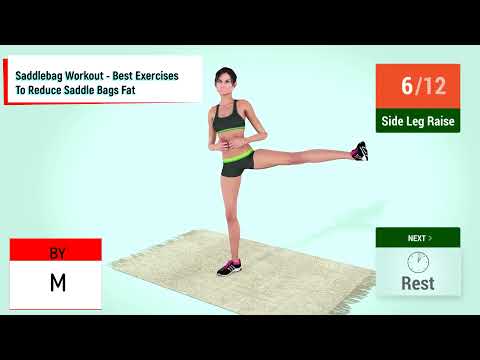 Saddlebag Workout   Best Exercises To Reduce Saddlebags Fat/საჯდომის ვარჯიში   საუკეთესო სავარჯიშო